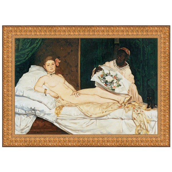 Design Toscano Olympia, 1863 by Edouard Framed